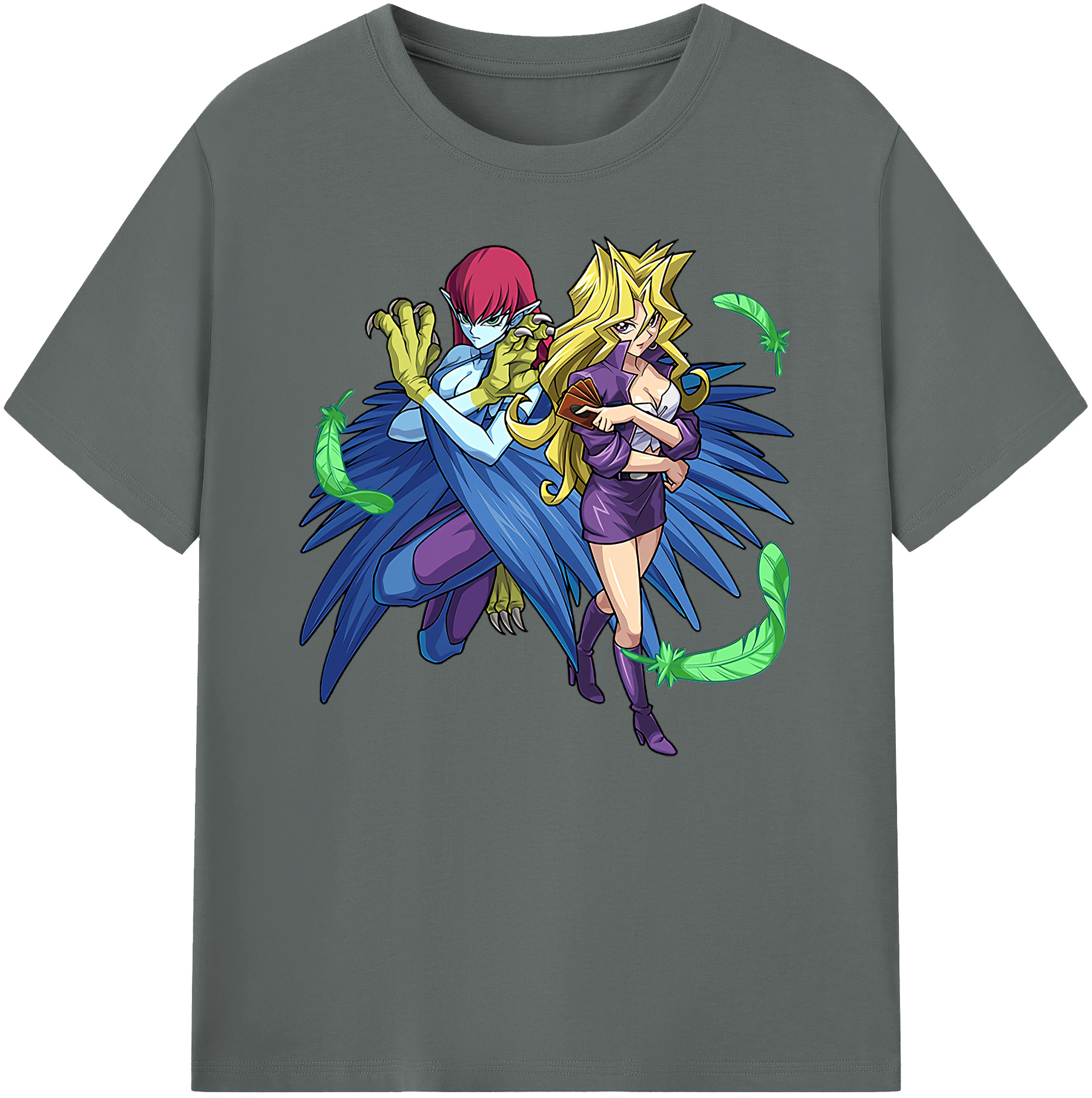 （画像用） 遊☆戯☆王 Yu-Gi-Oh! 綿100％ メンズ半袖Tシャツ｜肌触りやわらか＆通気性